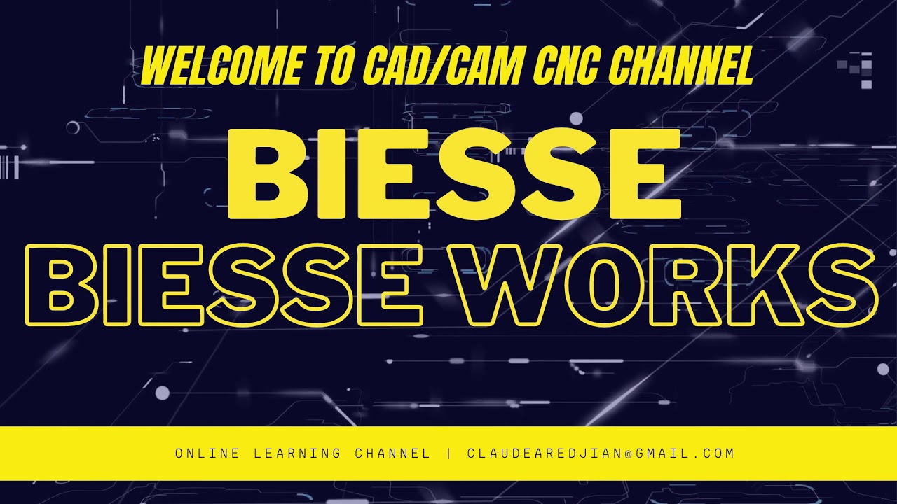 Biesse NC500, Biesse Works, CAD/CAM dxf