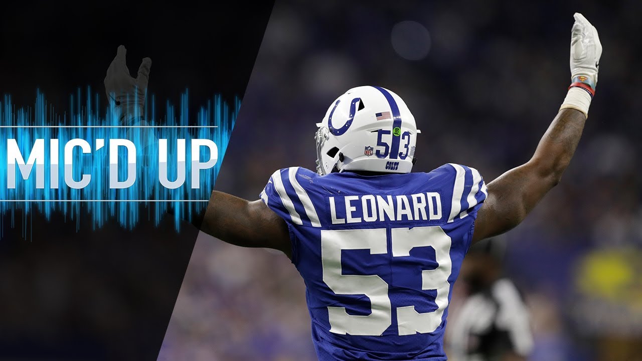 Darius Leonard Mic'd Up vs. Dolphins "Kenny! I’ll give you a dollar if you drop it!" | NFL Films