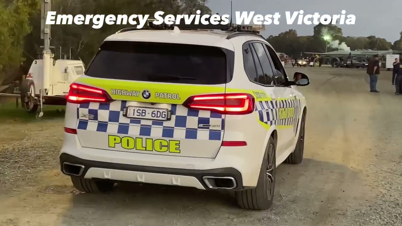 CFA/VICPOl - Echuca Steam Rally Event 2023 Multiple VICPOl Vehicles & CFA Vehicles - Ecucha