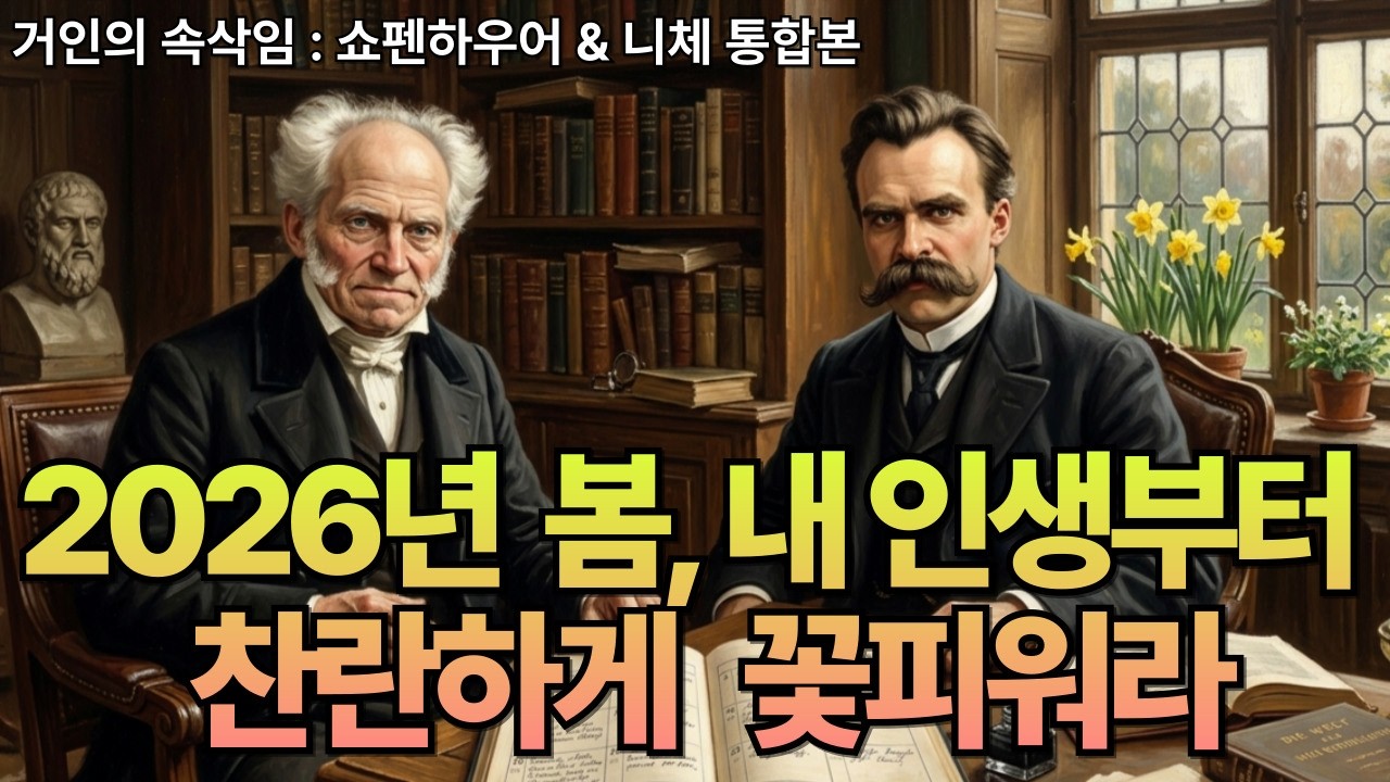 2026년 3월, 이번 봄에는 남을 위해 살지마라 내 삶을 꽃피워라 | 내인생살기 | 쇼펜하우어철학 | 니체철학 | 행복한노후 | 시니어오디오북