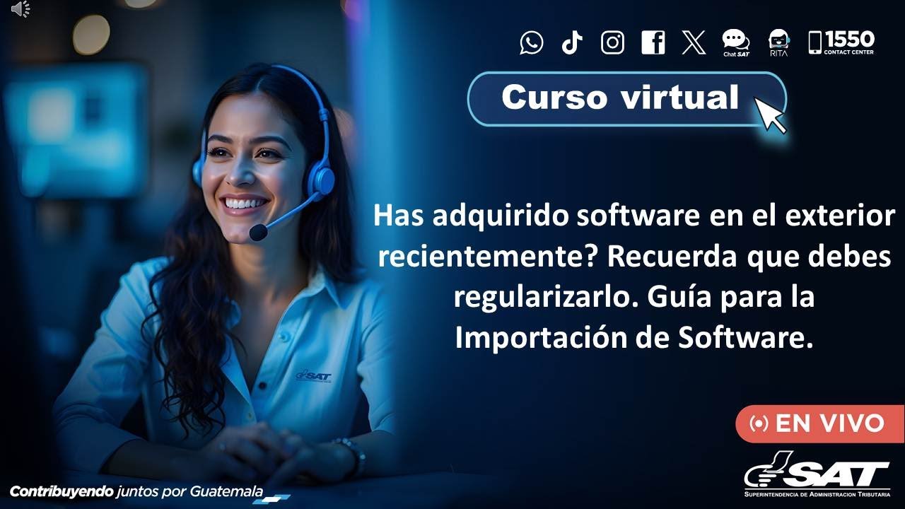 ¡Has adquirido software en el exterior recientemente? Recuerda que debes regularizarlo.