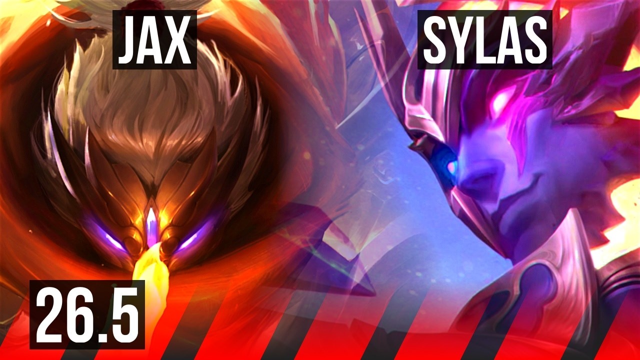 JAX vs SYLAS (TOP) | Perfect KDA: 12/0/0 | KR Master | 26.5