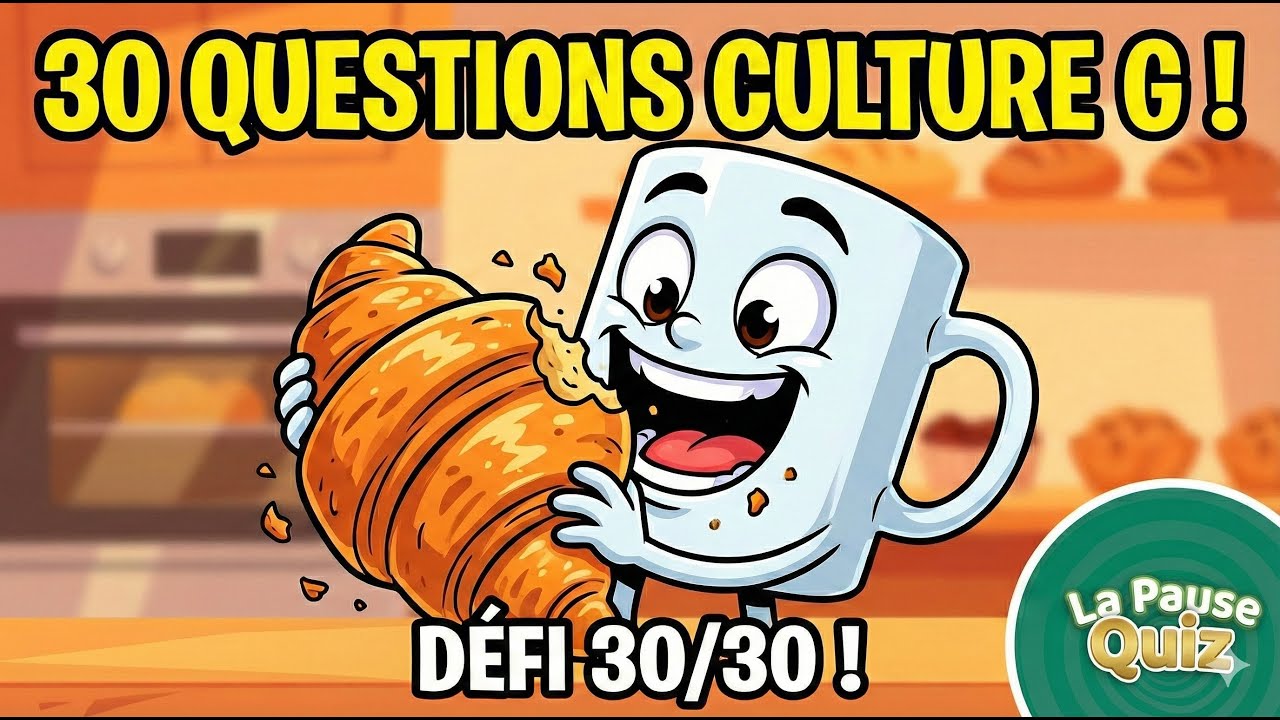 QUIZ CULTURE GÉNÉRALE : Ta gymnastique mentale du jour ! 🏋️‍♂️