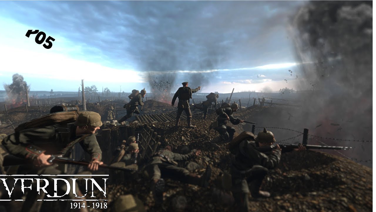 Let´s Play Verdun P05 Modus: Frontlinie Fail´s und gute abschüsse