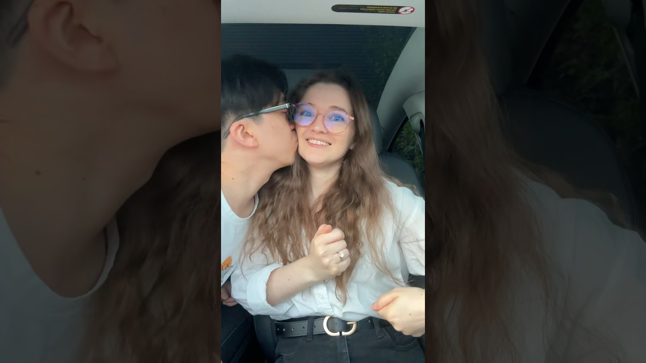 Yes, I&rsquo;m an awkward dancer 😅 #couple #coupleshorts #marriedlife #amwf #asianamerican #iloveyou
