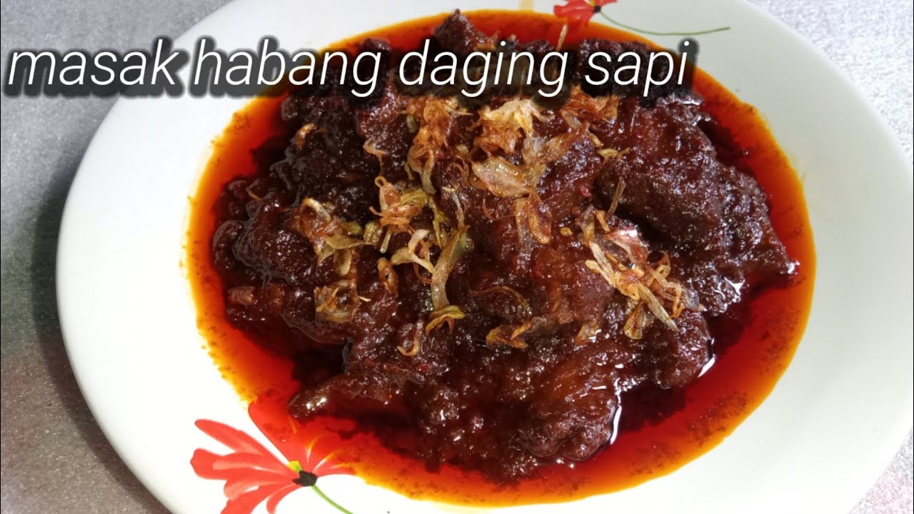 Masak habang daging sapi,khas Banjarmasin