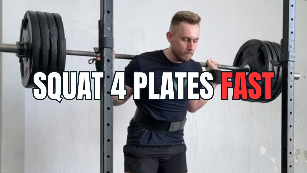 This is how you squat 4 plates (step by step)