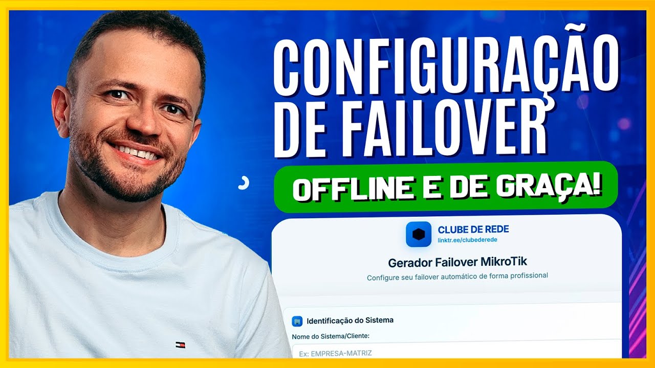 Configuração de Failover em Segundos — Offline e de Graça!