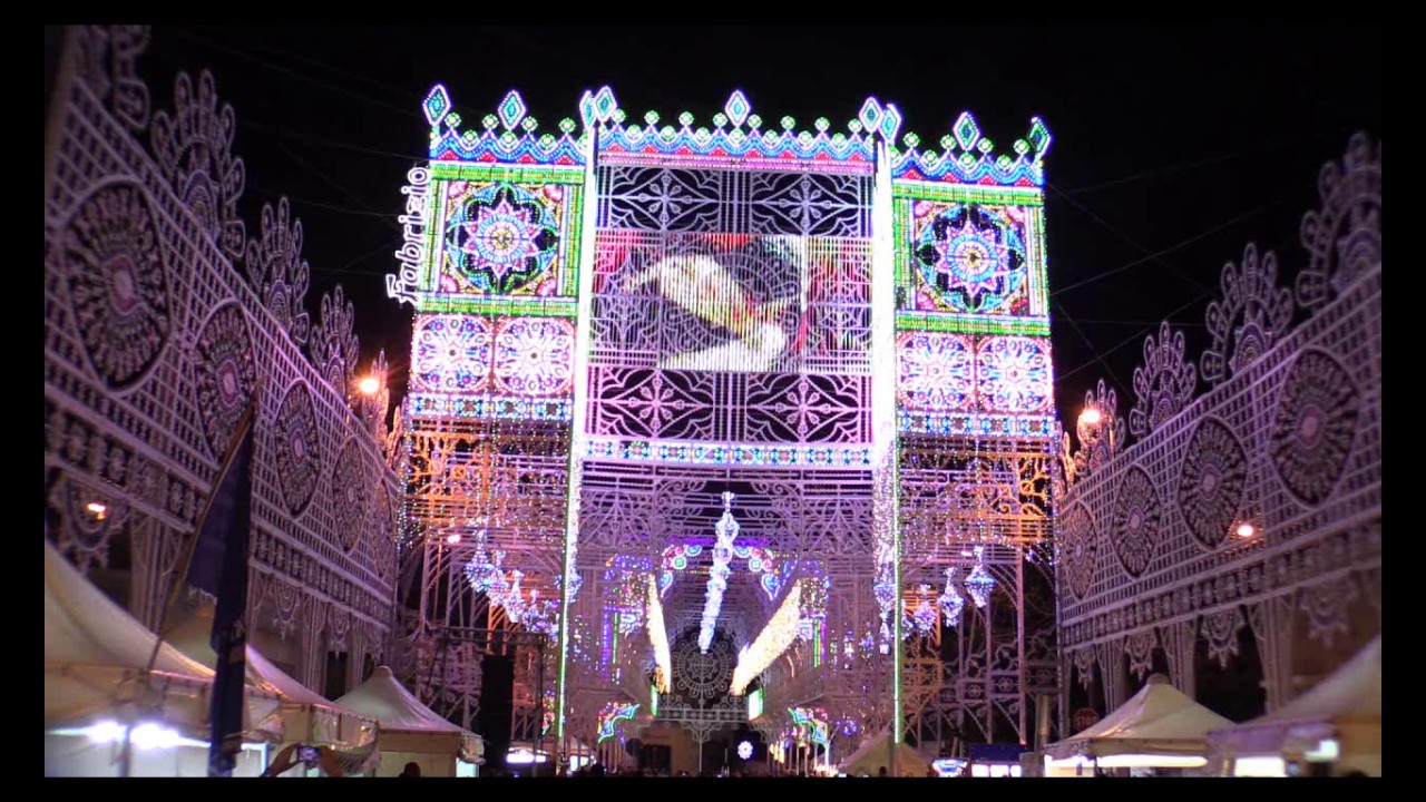 SCORRANO Lecce   Santa Domenica 2017   Luminarie FABRIZIO Luminarie original ORIGINAL