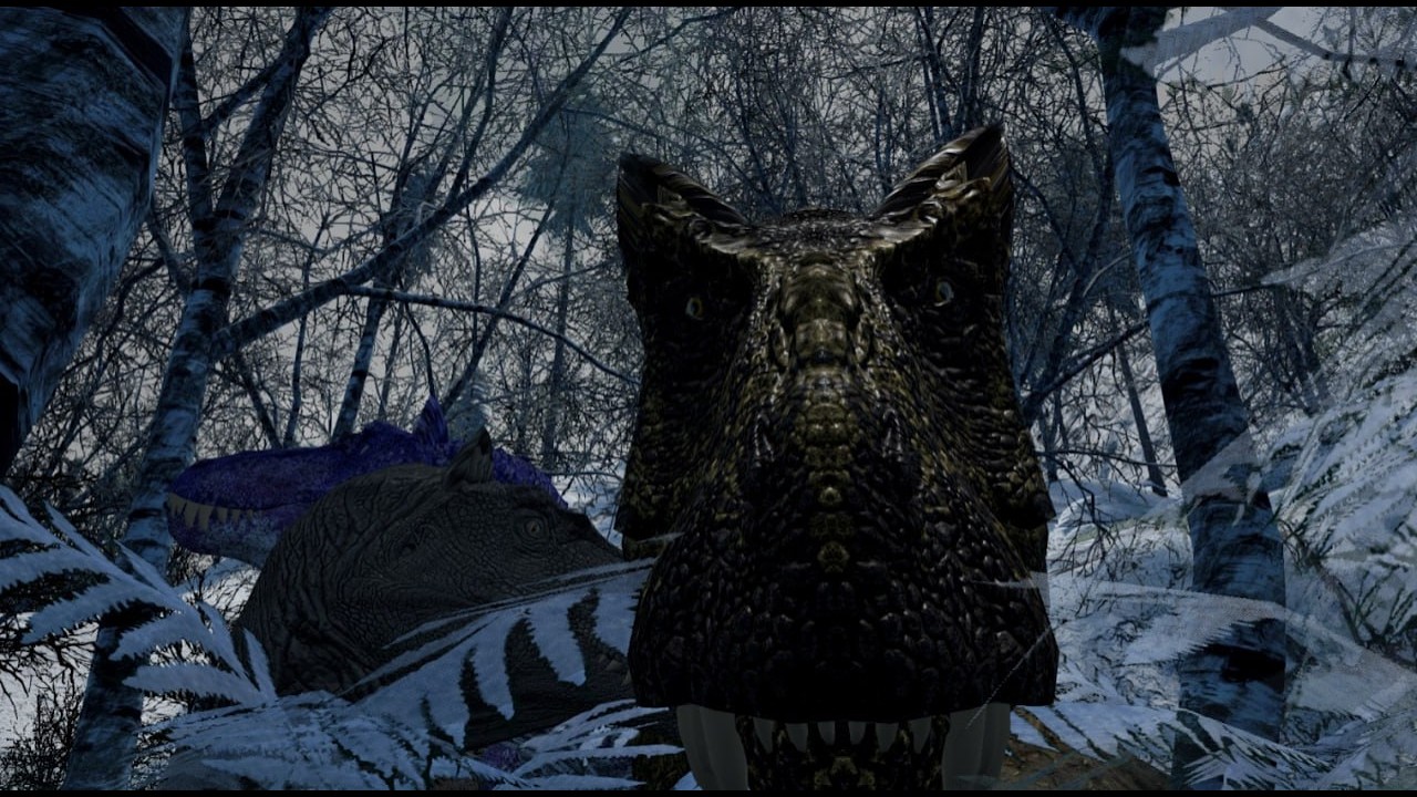 Три гиги напали на двух рексов! #ageofdino #theisle #legacy #rex