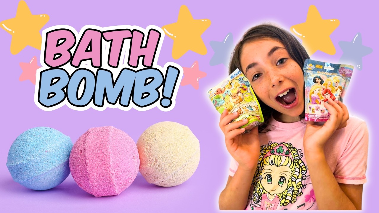 Bath bombs kawaii direttamente dal Giappone: scoperte WOW!
