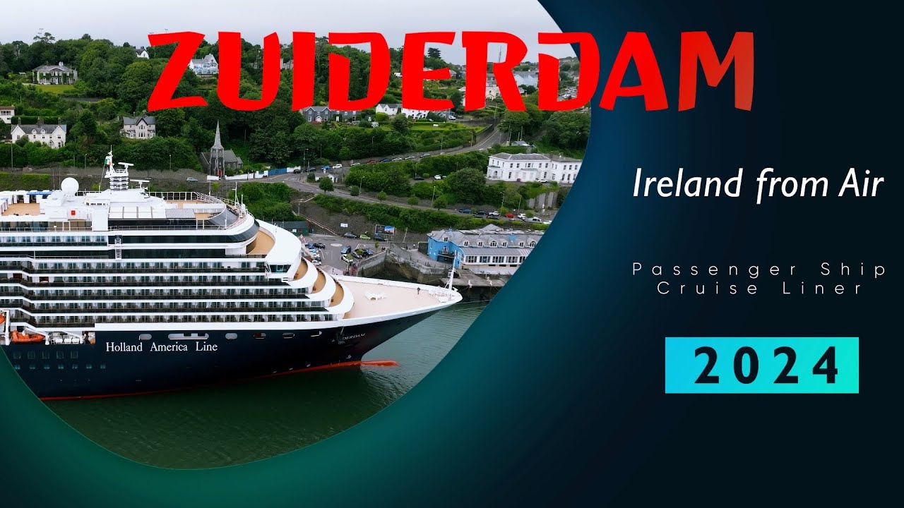 Zuiderdam Cruise Ship - Cinematic Drone Footage 4K