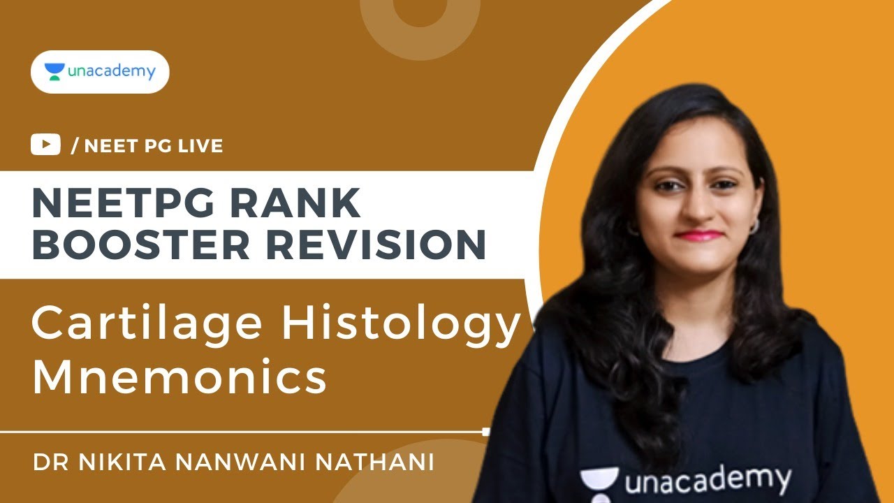 NEETPG Rank Booster Revision Series | Cartilage Histology Mnemonics | Dr Nikita Nanwani