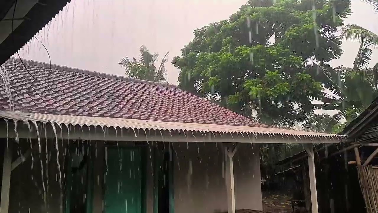 HEAVY RAIN WITH THUNDER - DEEP SLEEP AND RELAXATION