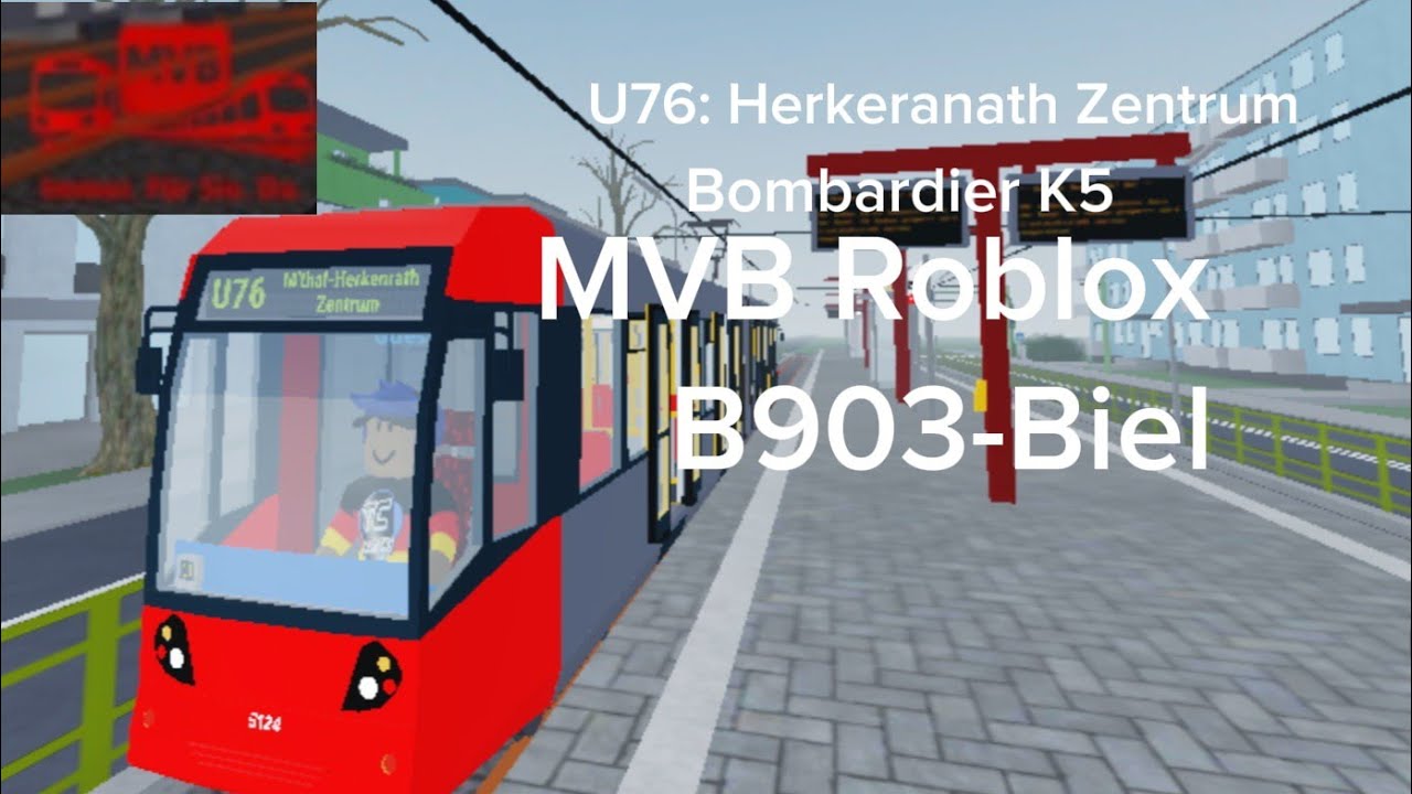 U76: from N., Tram Depot to H.-Zentrum | Bombardier K5000 | MVB Mugestal transit 