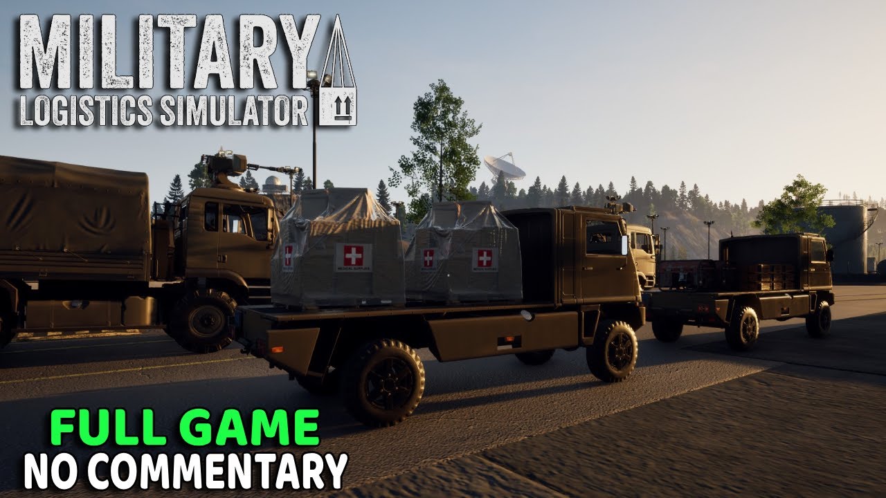 Military Logistics Simulator | Full Game No Commentary Long Gameplay