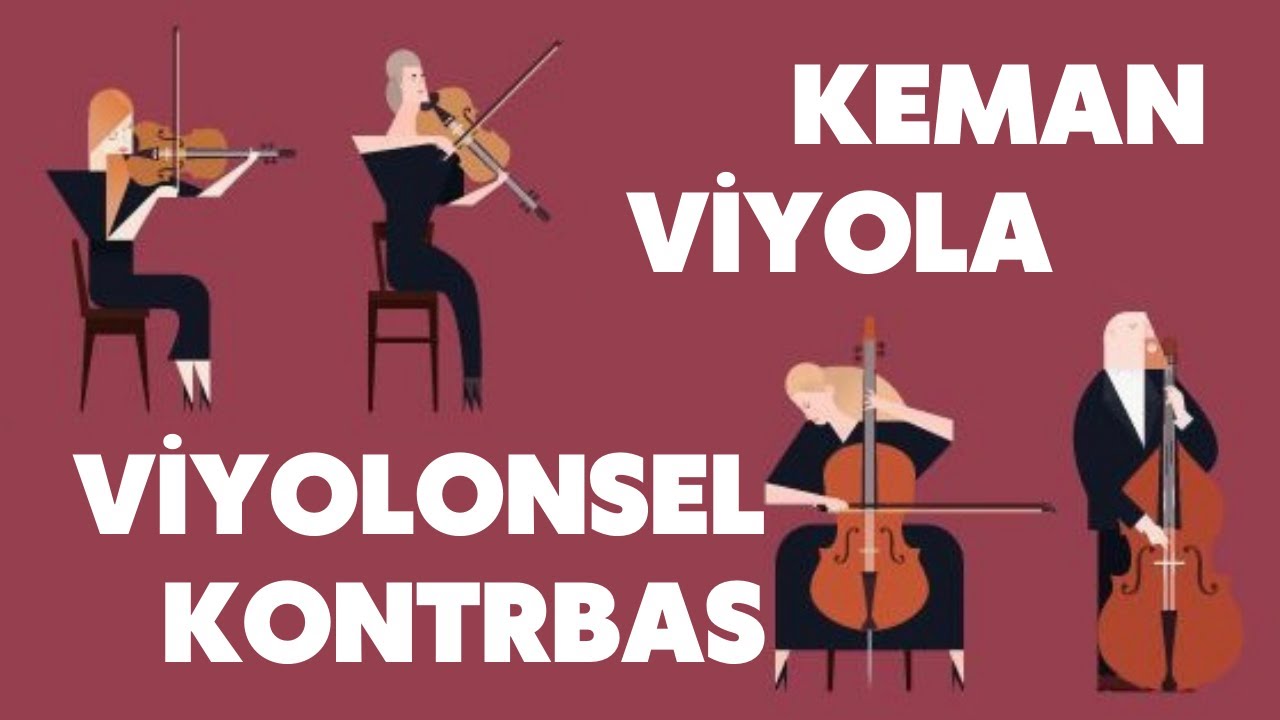 Yaylı Çalgılar ve Farkları (Keman, Viyola, Çello, Kontrbas)
