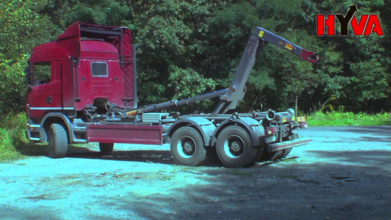 Scania G440 hakowiec HYVA Lift (hookloader) z przyczepą wywrotką