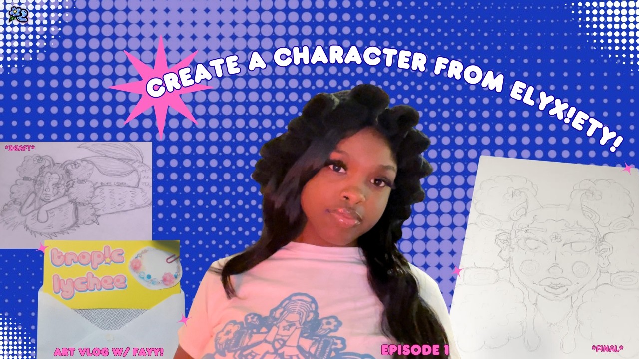 creating characters inspired by bracelets from my art shop! | ELYX!ETY | *TROPIC LYCHEE*