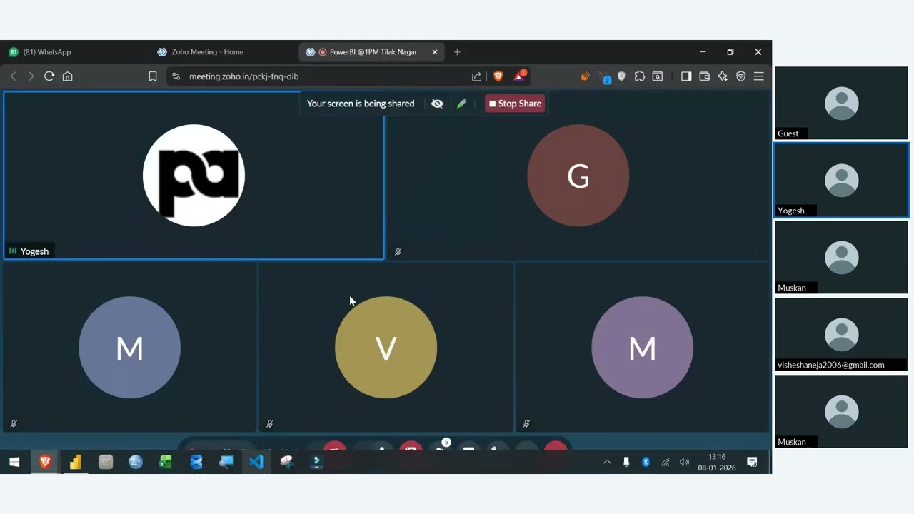 PowerBI 1 PM Batch Recap Training : Session 3