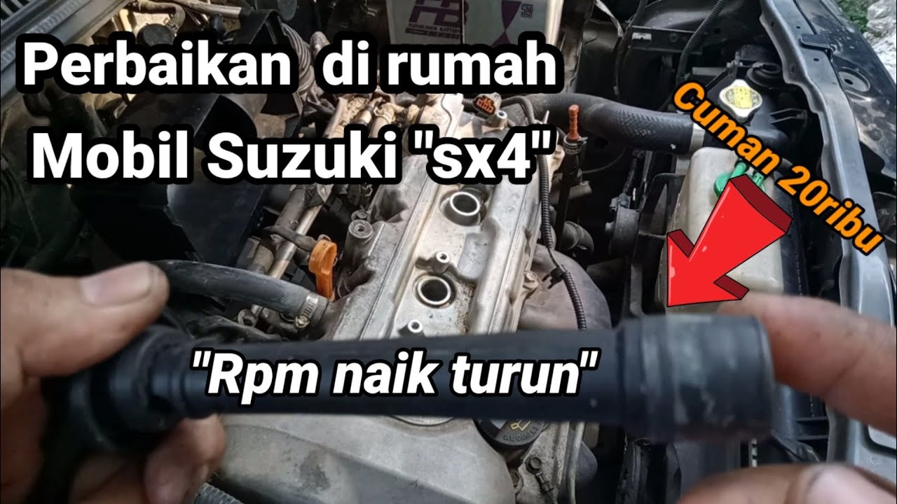 CARA PERBAIKI SUZUKI SX4 RPM NAIK TURUN SAAT AC NYALA