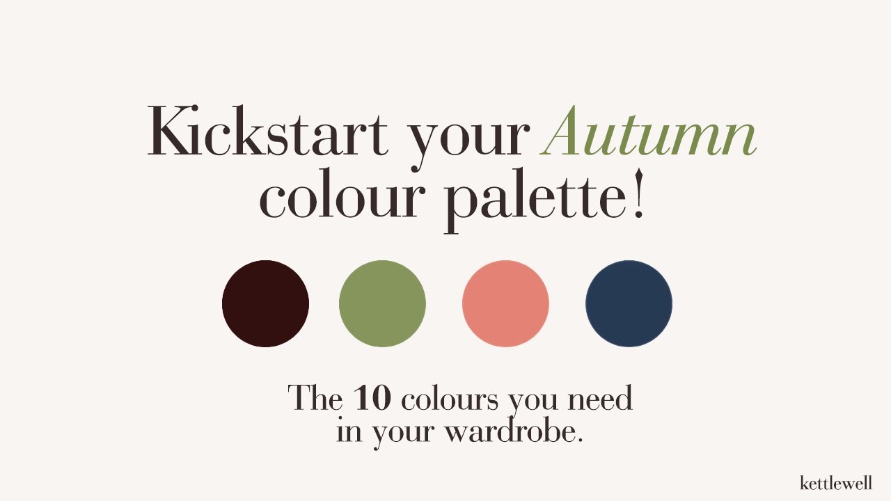 The Autumn Colour Palette | 10 colours you need if you’re an Autumn | Seasonal Colour Analysis