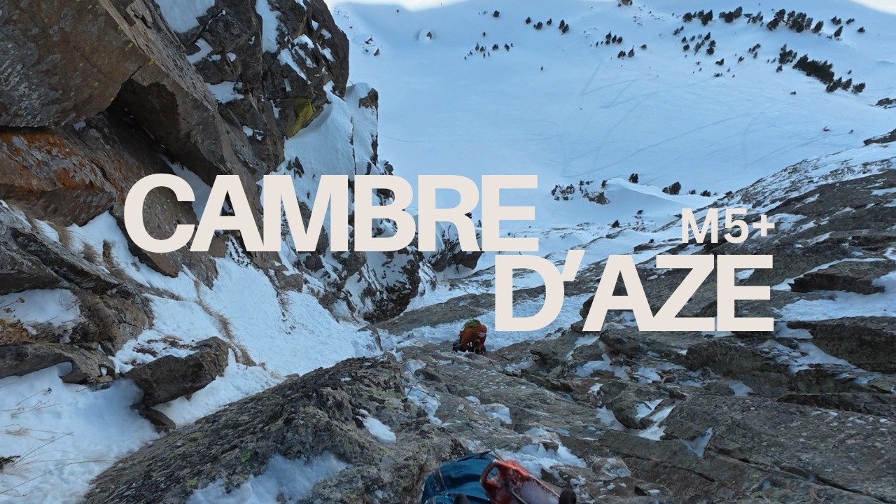 CAMBRE D'AZE | Escalant amb les pitjors condicions que hi hem trobat mai