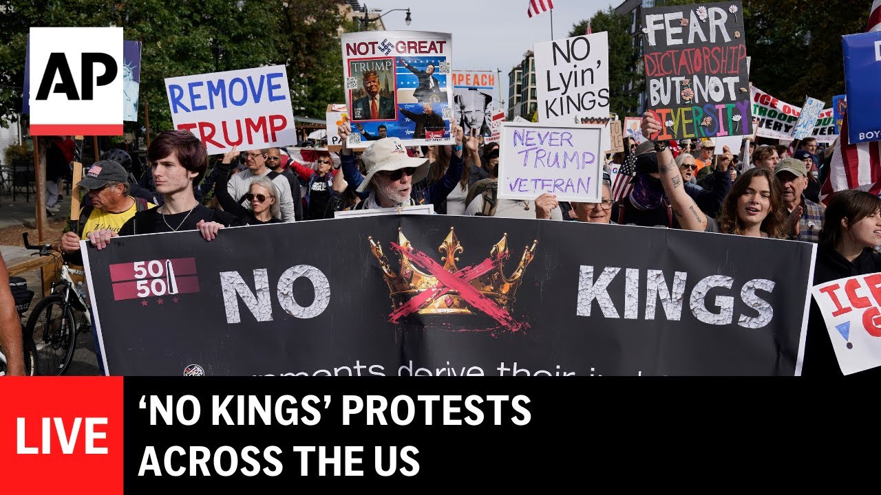 LIVE: &lsquo;No Kings&rsquo; protests across the US against Trump administration