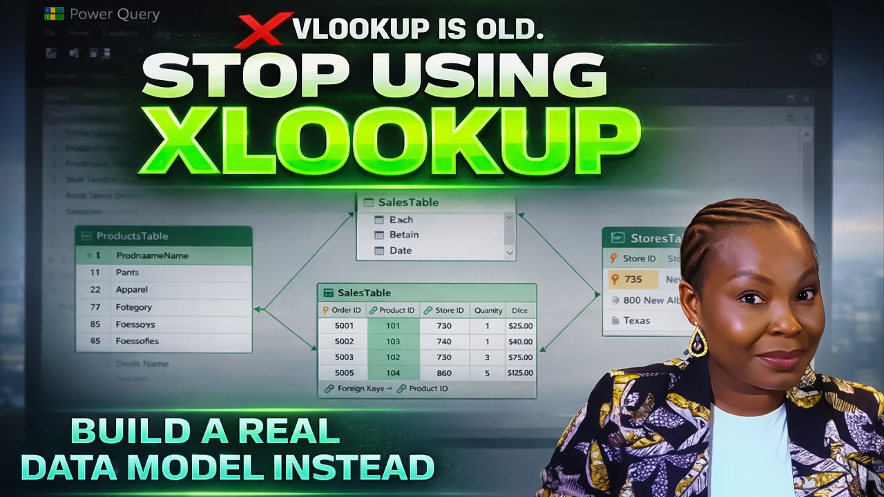 Stop Using XLOOKUP for Recurring Reports (Do This Instead)