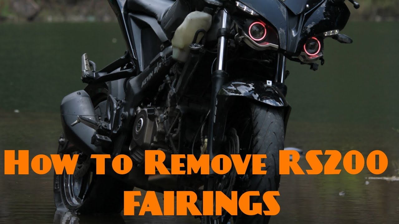 How to Remove RS200 Fairing (Side KIT)