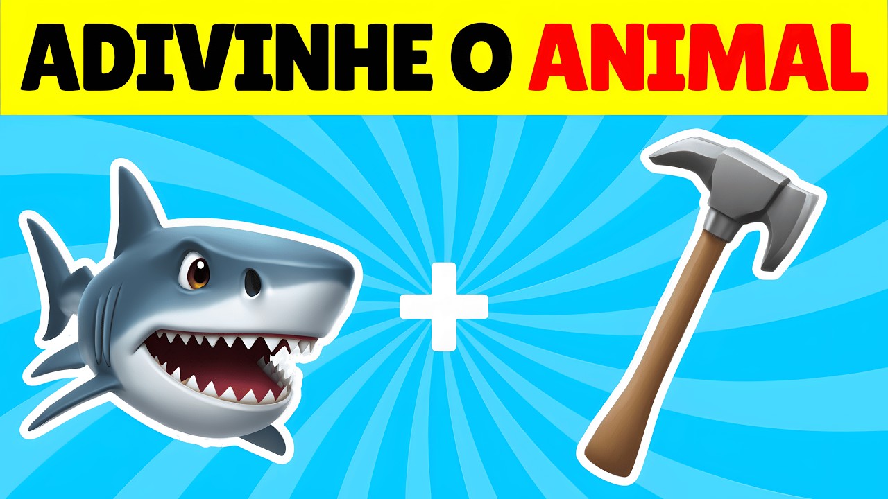 Adivinhe o Animal pelos Emojis 🐯🦒 Você Consegue Acertar Todos? | Quiz de Emojis | Quiz Espacial