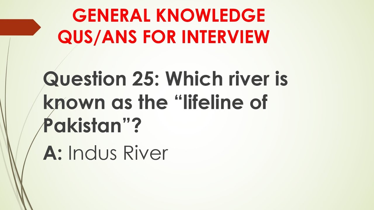 General Knowledge For AJK PSC SST Interview| General Knowledge About World, Pakistan, Kashmir(part5)