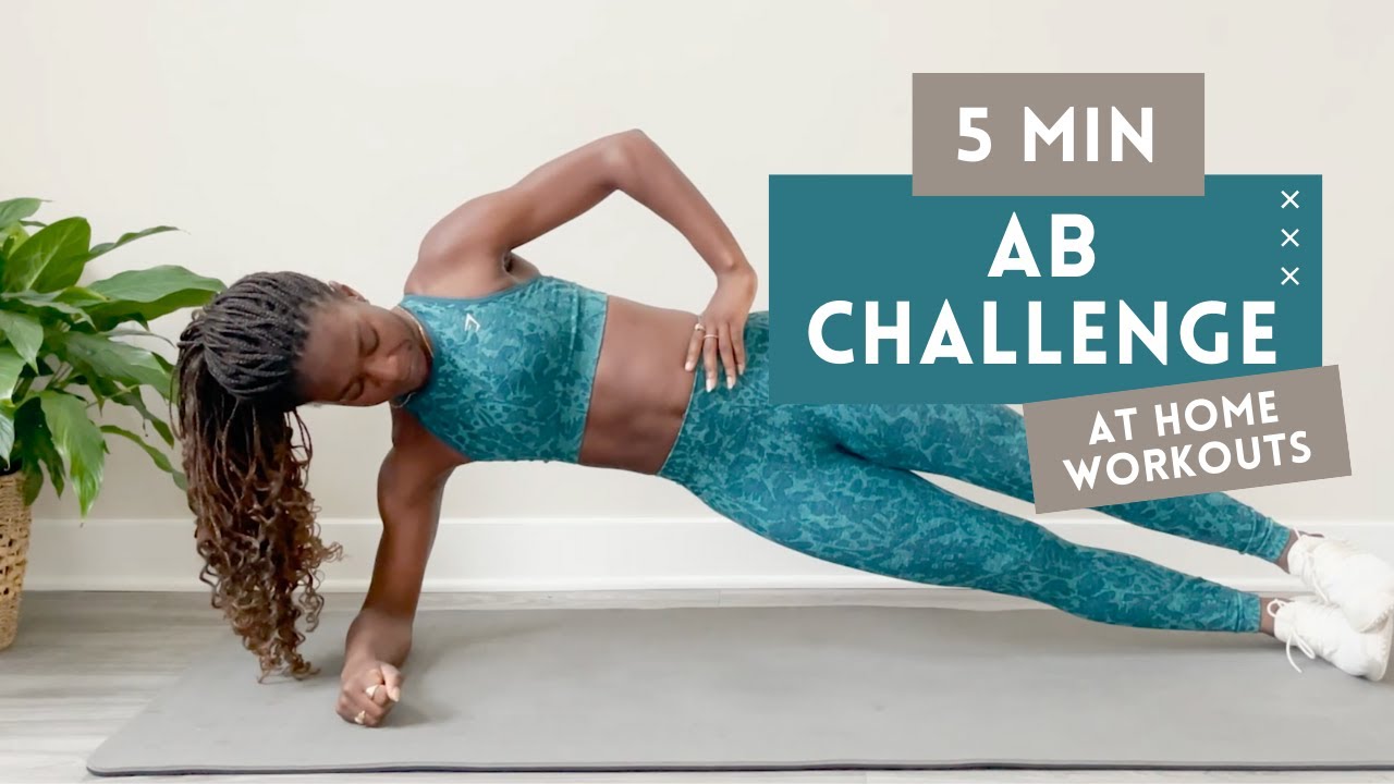 5 MINUTE AB WORKOUT CHALLENGE | DO THIS EVERYDAY FOR 2 WEEKS