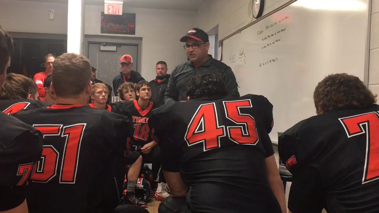 See Grant football coach’s impassioned pregame speech before rivalry win over Newaygo