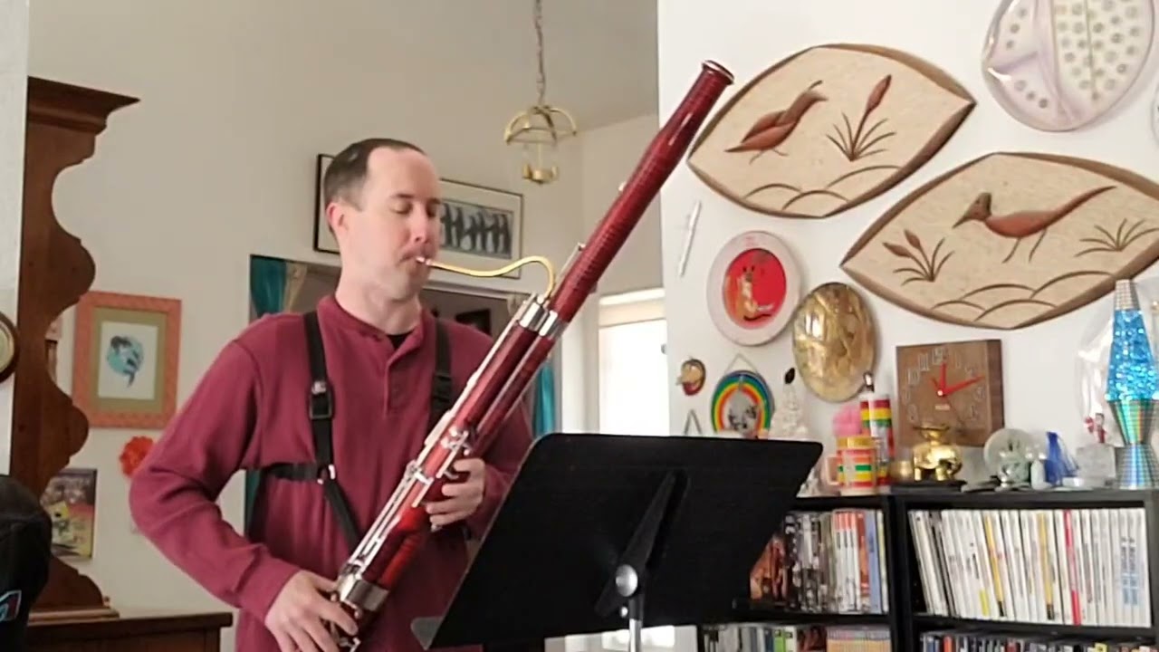 Weissenborn Bassoon Etude No. 43 from Fifty Advanced Studies 