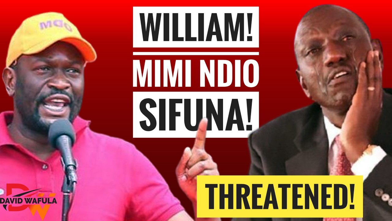 SIFUNA SENDS CHILLING MESSAGE DOWN RUTO'S SPINE!