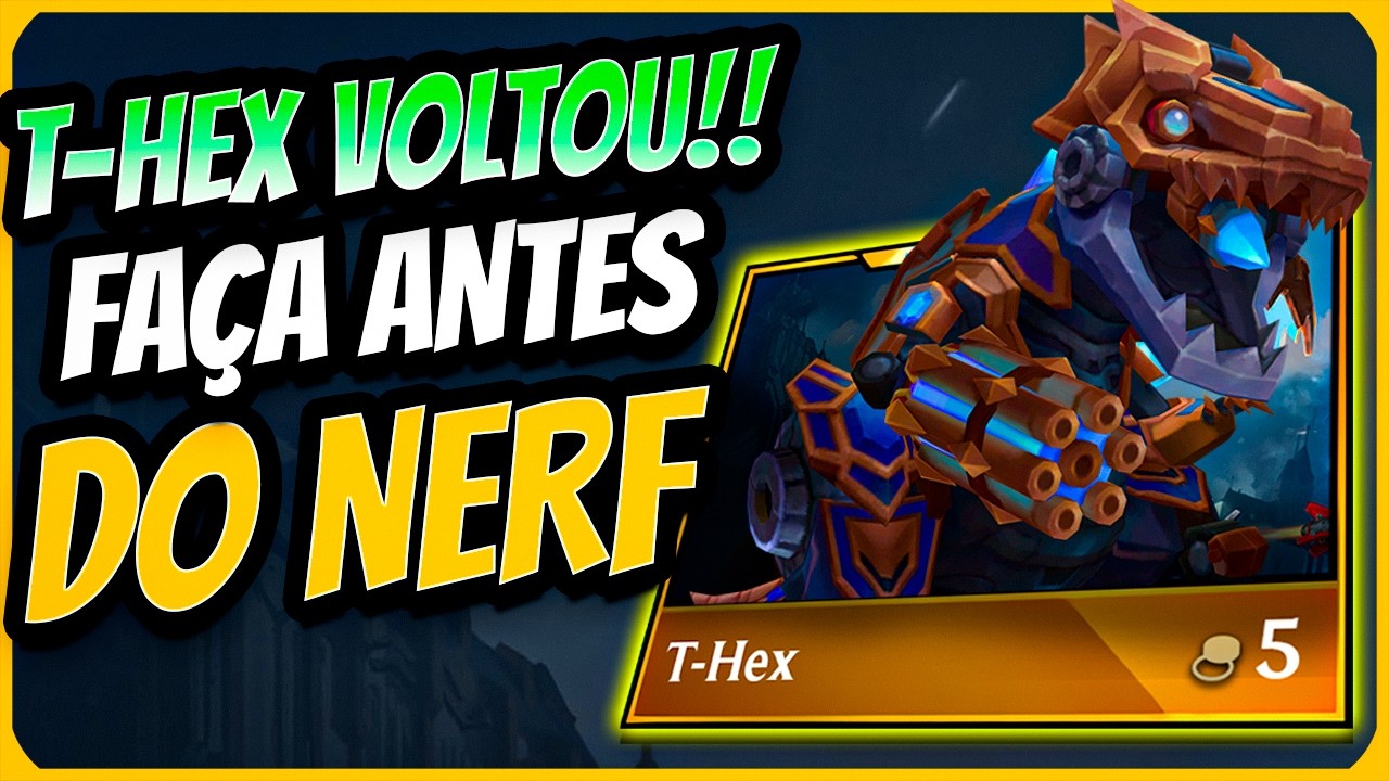 TFT - T-HEX REVIVEU! GUIA + GAMEPLAY COMPLETA