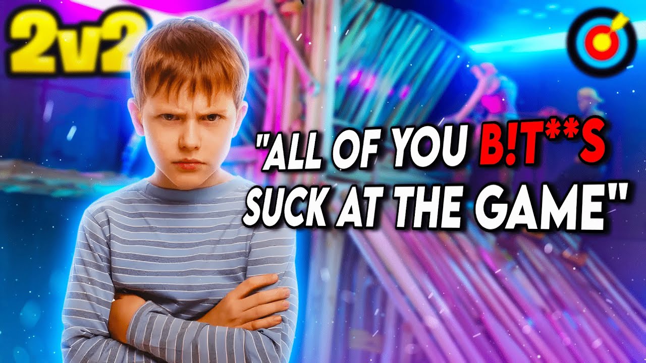 I Humbled This Disrespectful Kid - Fortnite 2v2 Piece Control