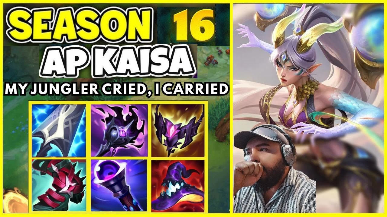 Season 16 AP KAI'SA OUTSCALED ENEMY TEAM BUT MY JUNGLER CRIED SO I HAD TO PROVE IT #kaisa #apkaisa