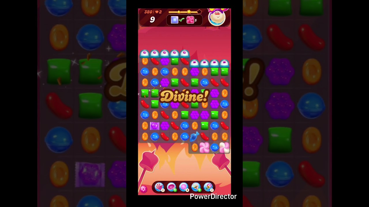 #Candy Crush level 380 NO Booster
