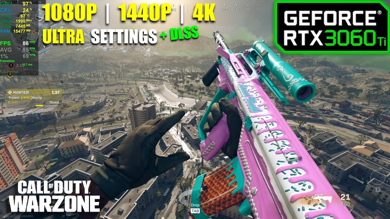 RTX 3060 Ti | COD Warzone - 1080p, 1440p, 4K, DLSS - ULTRA settings