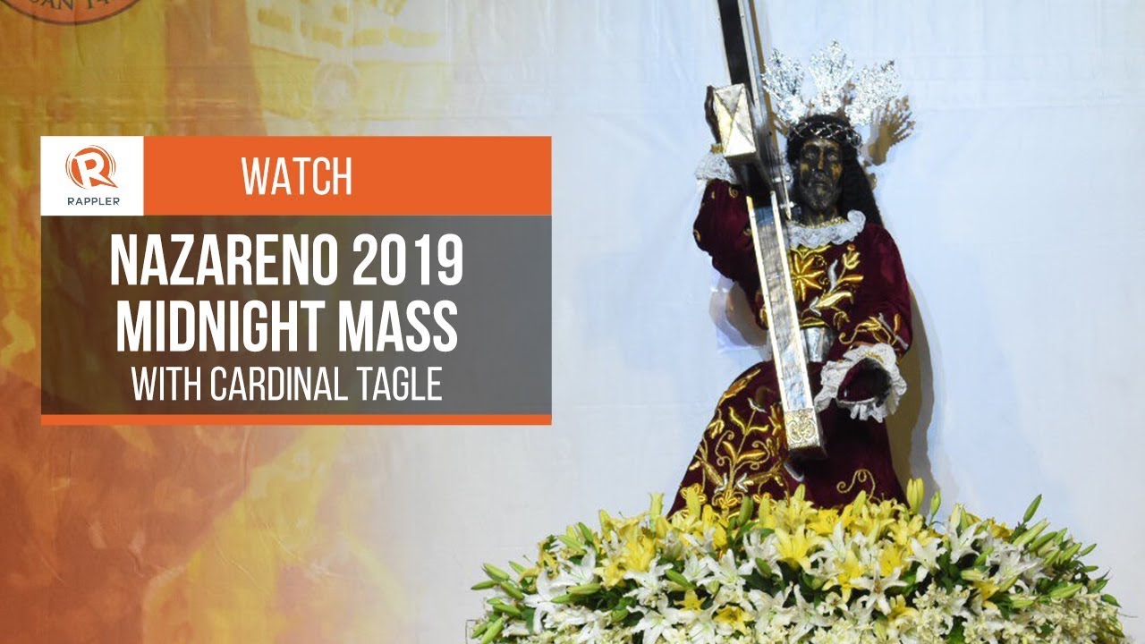 Midnight Mass with Cardinal Tagle for Nazareno 2019
