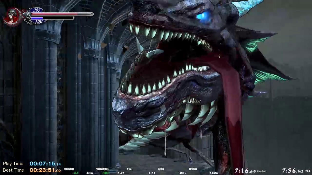 Bloodstained: RotN - ZANGETSU Any% Speedrun in 23:40 (No Major Glitches)