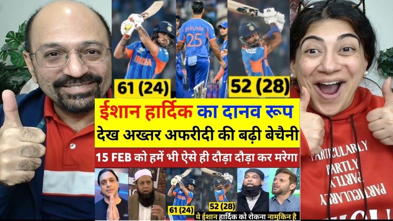 Shoaib Akhtar & Shahid Afridi Shocked On Ishan Kishan 61(24) & Hardik 52(28) Vs Namibia |