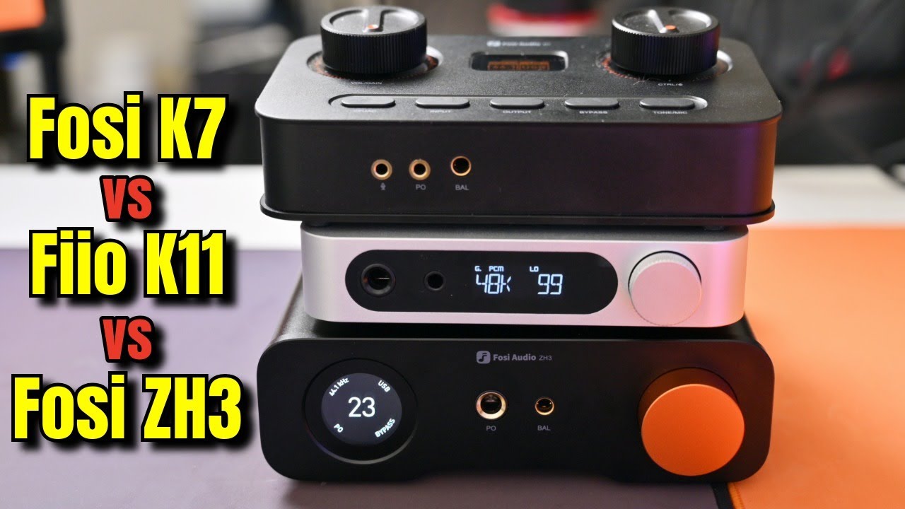Решающая битва ЦАП/усилителей стоимостью 200 долларов! Fosi ZH3 против Fiio K11 против Fosi K7