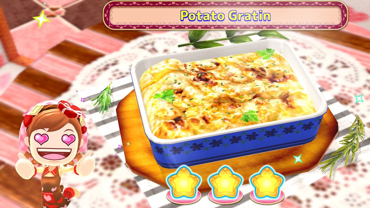 Cooking mama cuisine recipe #129 NO COMMENTARY// potato gratin 