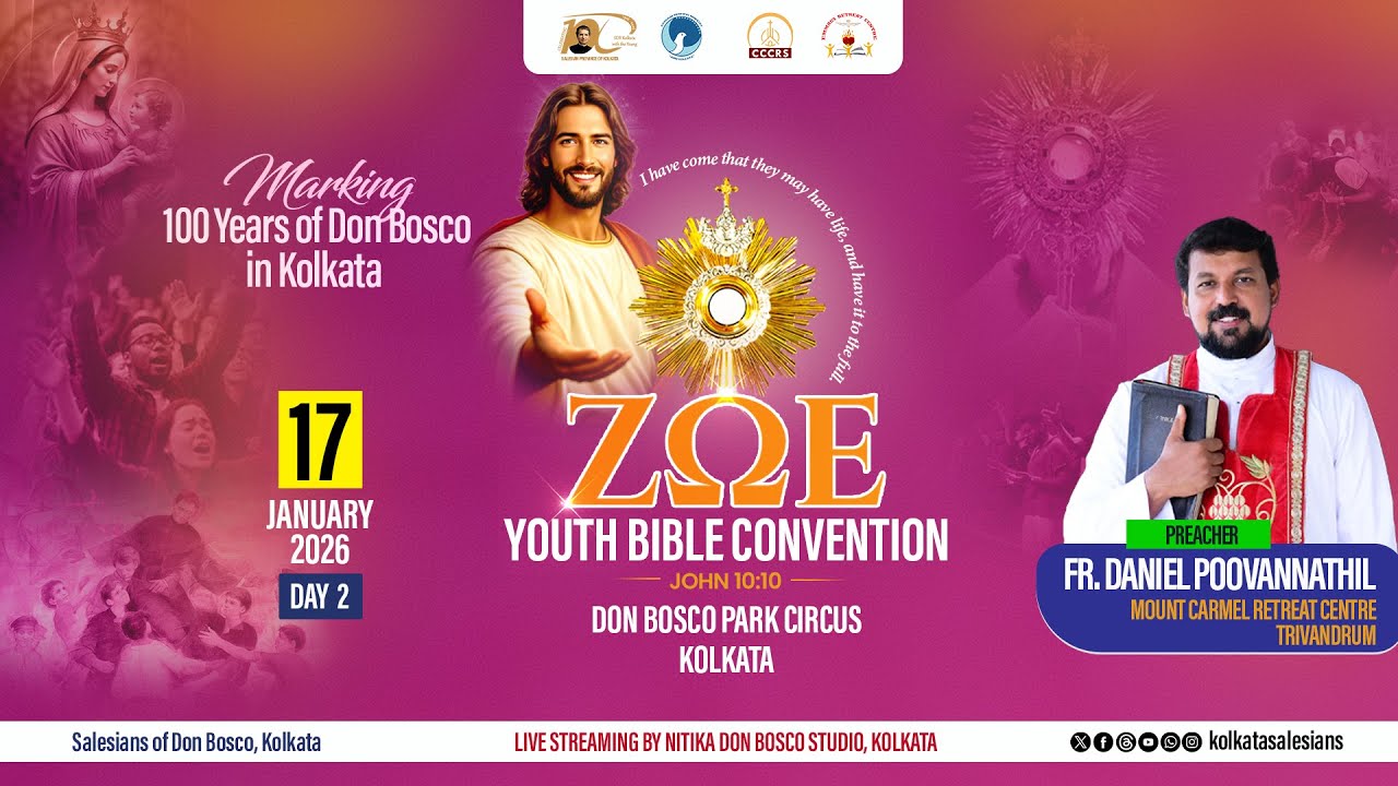LIVE: Day 2 — ZOE Youth Bible Convention | Don Bosco Park Circus, Kolkata - 9:00 AM