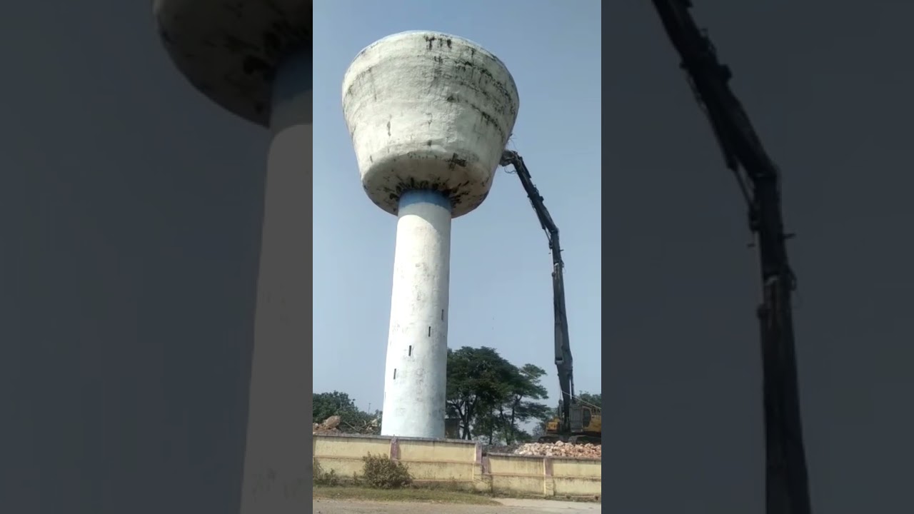 water tank Demolition #demolition #watertank #youtubeshorts