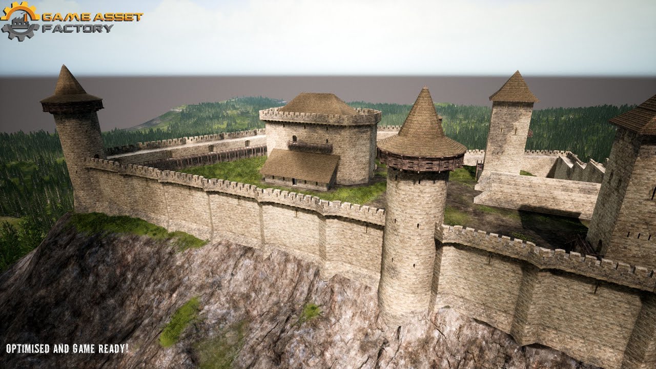 Unreal Engine 4 Medieval Castle Vol1 FPS Walkthrough