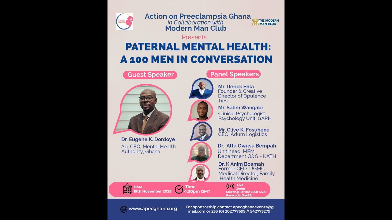 Paternal Mental Health: A 100 Men in Conversation (IMD2025)